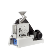 Compact FRITSCH Jaw Crusher PULVERISETTE 1 classic line for fast and effective pre-crushing of hard and very hard brittl