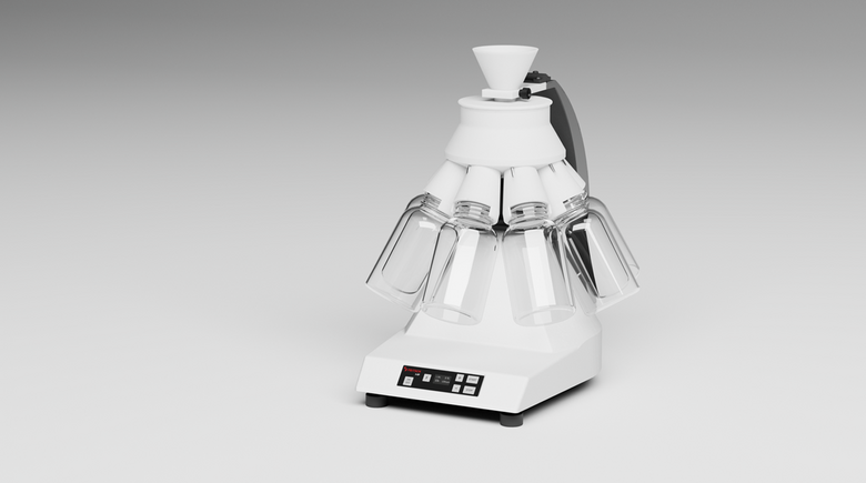 fritsch-rotary-cone-sample-divider-laborette-27