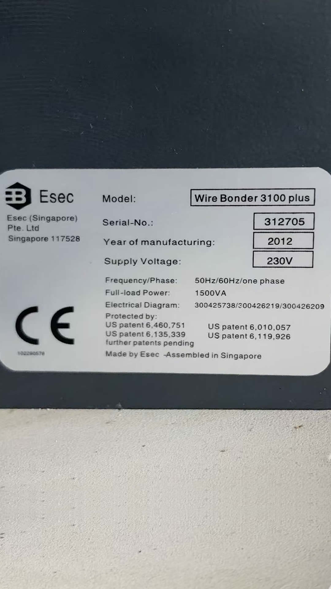 ESEC 3100 plus全自动引线键合机
