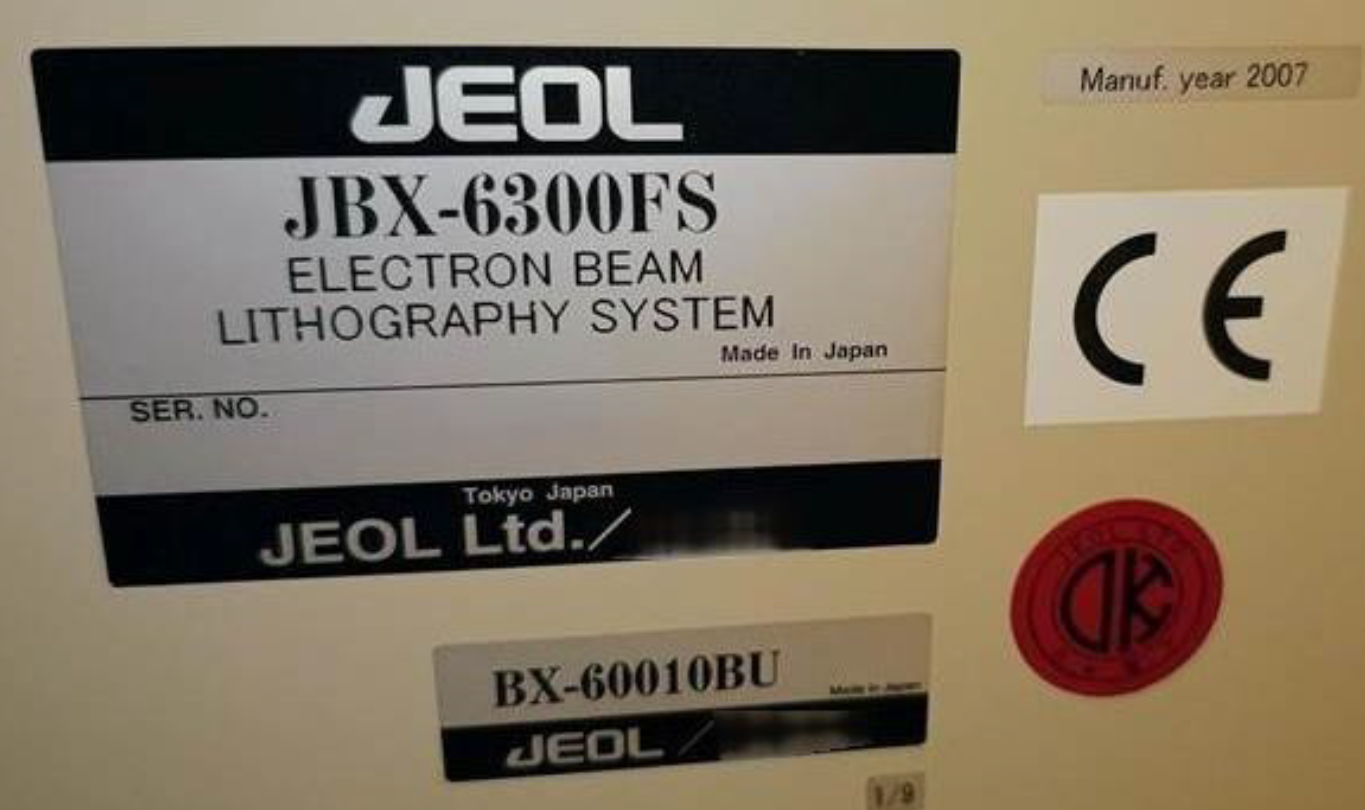JEOL JBX-6300FS电子束光刻机