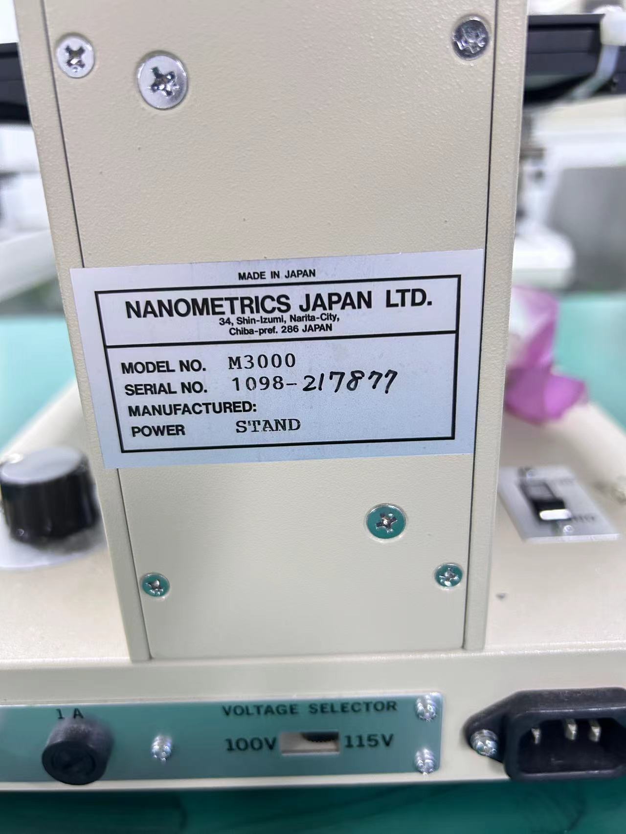 Nanometrics M3000膜厚仪