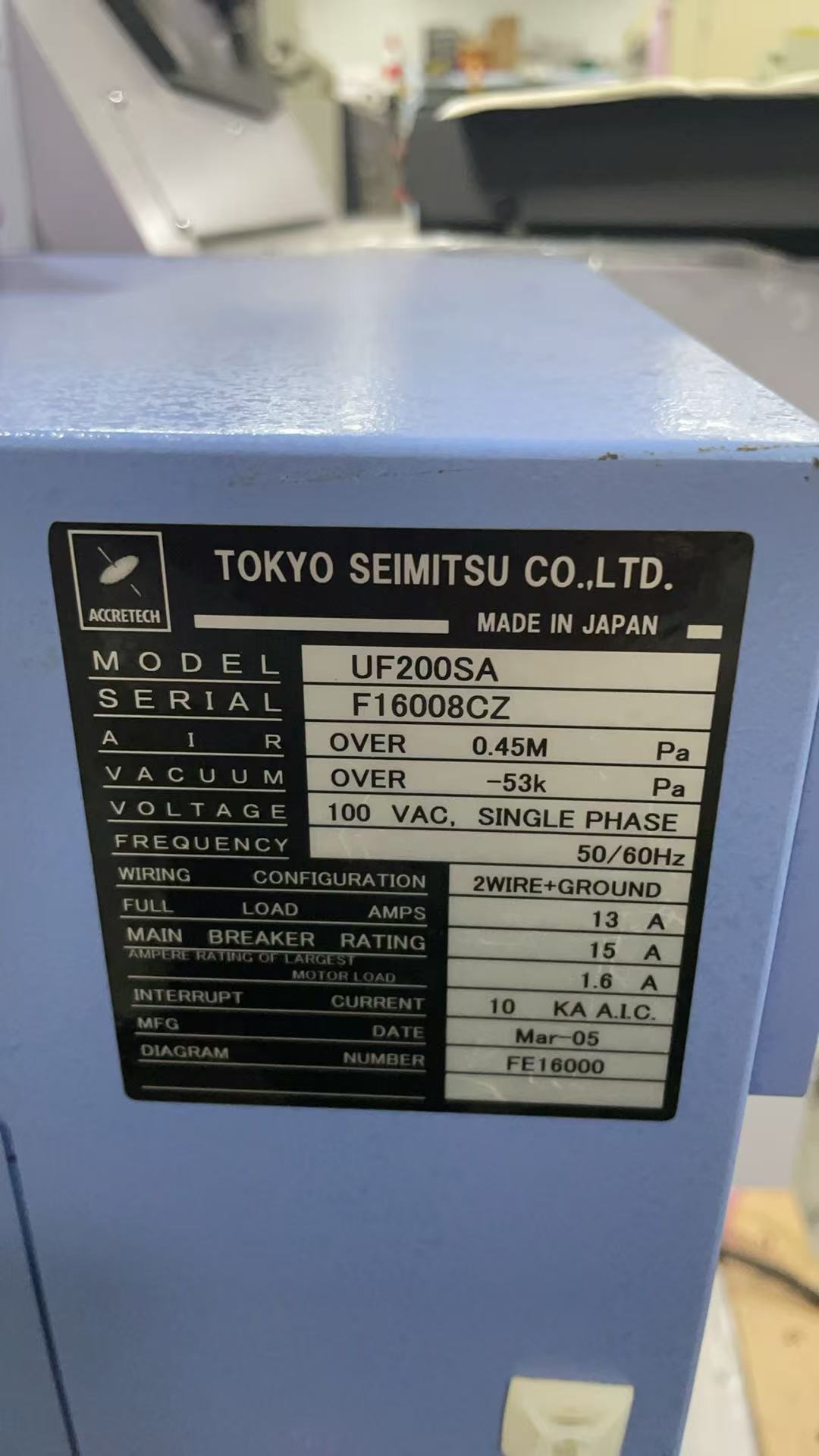 TSK UF200SA探针台